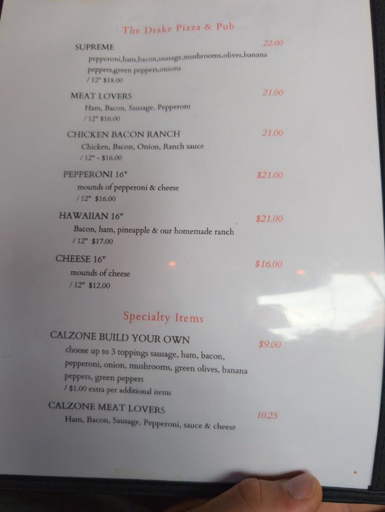 Drake Menu image 2